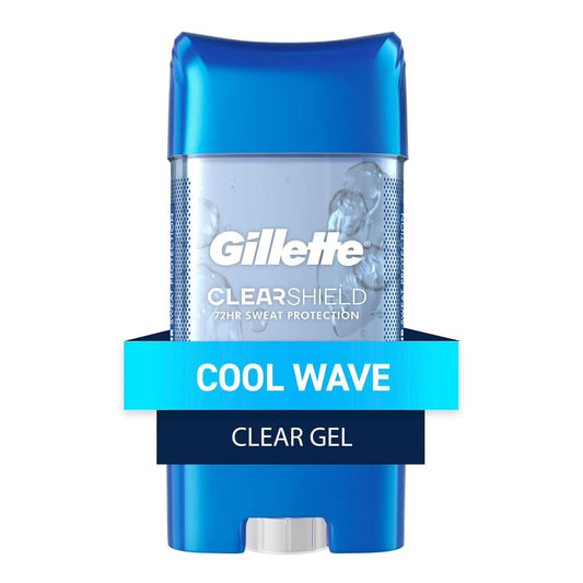 Gillette Clear Gel Antiperspirant and Deodorant For Men Cool Wave 3.8 oz – Gillette Cool Wave Clear Gel Men’s Antiperspirant and Deodorant, 3.8 oz., 5 pk.
