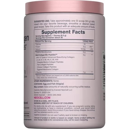 NeoCell Advanced Solutions Creatine + Multi Collagen Powder