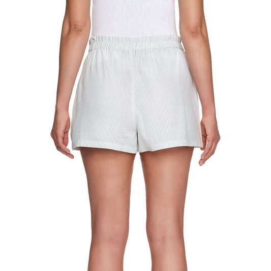 LOFT Women's 2-Pack Sleep Short Set in Blue Print/Green Stripe
