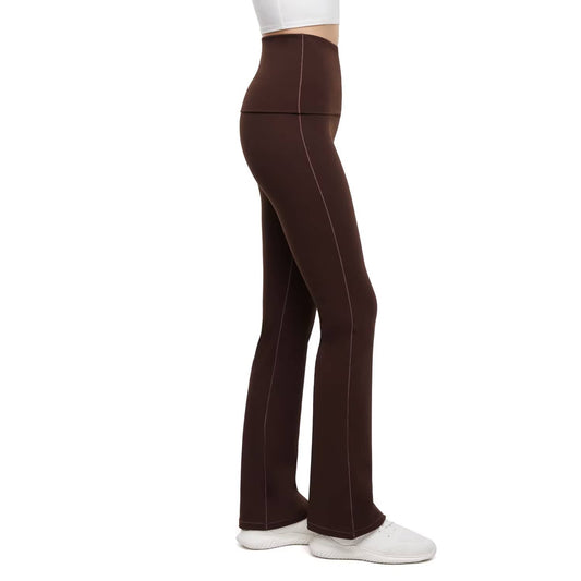 GapFit Women's Foldover Leggings (Brown)