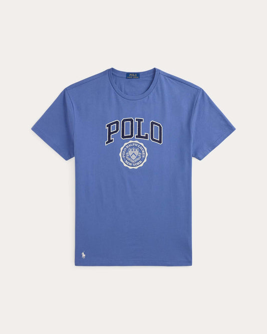 Polo Ralph Lauren Men’s Classic Fit Logo Jersey T-Shirt in Bastille Blue