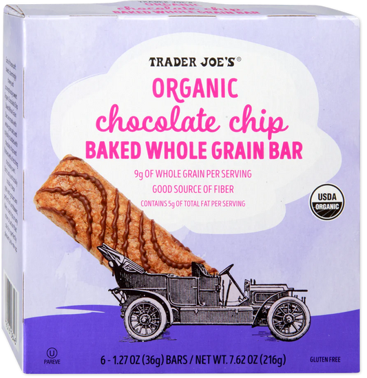 Trader Joe’s Organic Chocolate Chip Baked Whole Grain Bar