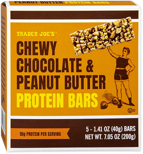 Trader Joe's Chewy Chocolate & Peanut Butter Protein Bar