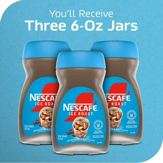 Nescafé Ice Roast Instant Coffee 6 oz (3 pk)