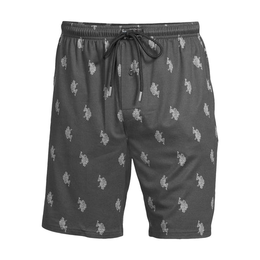 U.S. Polo Assn. Men's USPA 2-Pack Pajama Shorts in Black