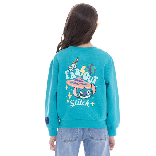 Character Girls Crewneck Sweatshirt in Stitch